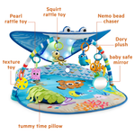Disney Baby Finding Nemo Mr. Ray Ocean Lights Activity Gym & Play Mat Musical Lights