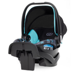 Evenflo NurtureMax Infant Car Seat Dallas Blue Lightweight Rear Facing 5-Point Harness Handle